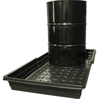 Drum Decks, 30.5" L x 57" W x 6" H, 33 US gal. Spill Capacity Planification Entrepots Molloy