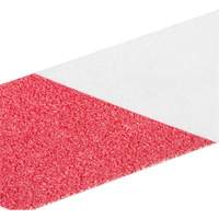 Premium Anti-Skid Tape, 2" x 60', Red & White Planification Entrepots Molloy