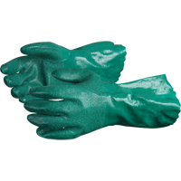 Gants Chemstop avec prise en poudre de c&eacute;ramique, Taille Moyen/8, 12" lo, Nitrile, Doublure en Jersey de coton, 40-mil Planification Entrepots Molloy