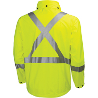 Veste imperm&eacute;able Narvik , Polyester, Jaune lime haute visibilit&eacute;, Petit Planification Entrepots Molloy