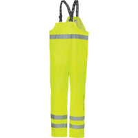 Pantalon &agrave; bavette imperm&eacute;able Narvik, Polyester, Petit, Jaune lime haute visibilit&eacute; Planification Entrepots Molloy