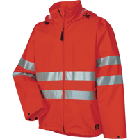 Veste imperm&eacute;able Narvik , Polyester, Orange haute visibilit&eacute;, Petit Planification Entrepots Molloy