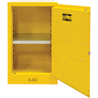 Armoire pour produits inflammables, 12 gal., 1 Porte(s), 23" La x 35" h x 18" p Planification Entrepots Molloy