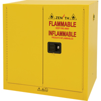 Flammable Storage Cabinet, 22 gal., 2 Door, 35" W x 35" H x 22" D Planification Entrepots Molloy
