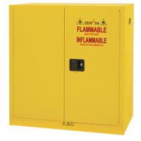Armoire pour produits inflammables, 24 gal., 2 Porte(s), 43" La x 44" h x 12" p Planification Entrepots Molloy