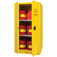 Armoire pour produits inflammables, 60 gal., 2 Porte(s), 34" La x 65" h x 34" p Planification Entrepots Molloy