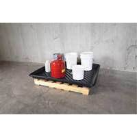 Plateaux Ultra-Utility Trays, 36" lo x 36" la x 4,75" h, Cap. de d&eacute;versement 27 gal. US Planification Entrepots Molloy