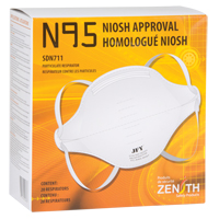 Respirateur contre les particules, N95, Certifié NIOSH, Moyen/grand SDN711 | Planification Entrepots Molloy