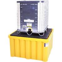 Ultra-IBC Spill Pallet&reg; with Drain, 400 US gal. Spill Capacity, 58.75" x 58.75" x 33" Planification Entrepots Molloy
