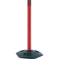Single Line Heavy Duty Receiver Post, 38" High, Red Planification Entrepots Molloy