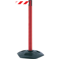Single Line Heavy Duty Receiver Post, 38" High, Black Planification Entrepots Molloy