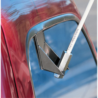 Safety Whip&reg; Light-Duty Whips, Window Mount, 5' High, Orange Planification Entrepots Molloy