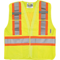 Veste de s&eacute;curit&eacute; pour la circulation, Jaune lime haute visibilit&eacute;, Moyen/Petit, Polyester Planification Entrepots Molloy