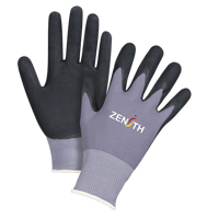 Gants ZX-1 de premi&egrave;re qualit&eacute; compatibles avec les &eacute;crans tactiles, 8/Moyen, R&ecirc;vetement Nitrile/Mousse de nitrile, Calibre 15, Enveloppe en Nylon Planification Entrepots Molloy