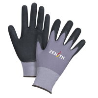 Gants ZX-1 de premi&egrave;re qualit&eacute; compatibles avec les &eacute;crans tactiles, 10/T-Grand, R&ecirc;vetement Nitrile/Mousse de nitrile, Calibre 15, Enveloppe en Nylon Planification Entrepots Molloy