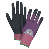 Gants enduits de premi&egrave;re qualit&eacute; ZX-2, 11/2T-Grand, R&ecirc;vetement Nitrile/Mousse de nitrile, Calibre 18, Enveloppe en Nylon Planification Entrepots Molloy