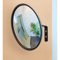 Miroir convexe avec support, Intérieur/Extérieur, Diamètre 12" SDP505 | Planification Entrepots Molloy