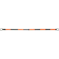 Barre pour cône de circulation rétractable, Longueur déployée de 7' 5'', Noir/Orange SDP614 | Planification Entrepots Molloy