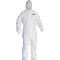 Kleenguard A45 Liquid/Particle Surface Prep & Paint Coveralls, Small, White, Microporous Planification Entrepots Molloy
