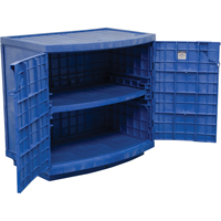 Armoire en poly&eacute;thyl&egrave;ne pour produits corrosifs et acides, 24 gal., 36" x 35" x 25" Planification Entrepots Molloy