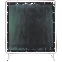 Écran et cadre pour soudage, 2 Panneaux, Vert, 5' x 3' SF005 | Planification Entrepots Molloy