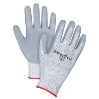 Gants &eacute;lastiques sans coutures r&eacute;sistants &agrave; la coupe, Taille Petit/7, Calibre 13, Rev&ecirc;tement Nitrile, Enveloppe en PEHP, ANSI/ISEA 105 niveau 2/EN 388 niveau 3 Planification Entrepots Molloy