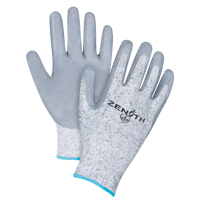 Gants &eacute;lastiques sans coutures r&eacute;sistants &agrave; la coupe, Taille T-Grand/10, Calibre 13, Rev&ecirc;tement Nitrile, Enveloppe en PEHP, ANSI/ISEA 105 niveau 2/EN 388 niveau 3 Planification Entrepots Molloy