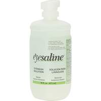 Saline Eyewash Bottles, Full Bottle, 16 oz. Planification Entrepots Molloy