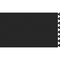 Rejuvenator&reg; Male Mat No. 502, Urethane, 2' W x 5' L, 5/8" Thick, Black Planification Entrepots Molloy