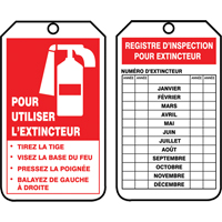 Safety Tags, Cardstock, 3-1/8" W x 5-7/8" H, French Planification Entrepots Molloy
