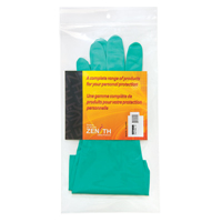 Diamond-Grip Chemical-Resistant Gloves, Size 10, 13" L, Nitrile, Flock-Lined Inner Lining, 13-mil Planification Entrepots Molloy