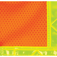 Standard-Duty Safety Vest, High Visibility Orange, Medium, Polyester Planification Entrepots Molloy