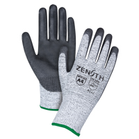 Gants &eacute;lastiques sans coutures r&eacute;sistants &agrave; la coupe, Taille Moyen/8, Calibre 13, Rev&ecirc;tement Polyur&eacute;thane, Enveloppe en PEHP, ANSI/ISEA 105 niveau 4/EN 388 niveau 5 Planification Entrepots Molloy