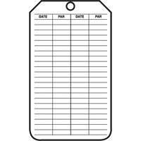 Inspection Tags, Plastic, 3-1/8" W x 5-7/8" H, French Planification Entrepots Molloy