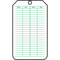 Inspection Tags, Plastic, 3-1/8" W x 5-7/8" H, French Planification Entrepots Molloy
