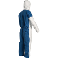 Combinaisons avec capuchon, 4T-Grand, Bleu/Blanc, Tyvek 400 D Planification Entrepots Molloy