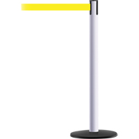 Advance TensaBarrier&reg; Barrier Post, Steel, 36" H, Yellow Tape, 7.5' Tape Length Planification Entrepots Molloy
