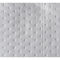 Premium Bonded Sorbent Pads, Oil Only, 15" x 17", 8 gal. Absorbancy Planification Entrepots Molloy