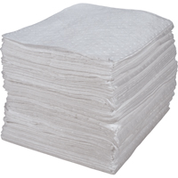 Premium Bonded Sorbent Pads, Oil Only, 15" x 17", 30 gal. Absorbancy Planification Entrepots Molloy