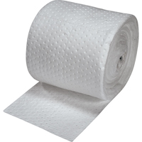 Premium Fine Fiber Sorbent Rolls, Mediumweight, 150' L x 15" W, 20 gal. Absorbancy Planification Entrepots Molloy