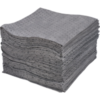 Premium Laminated (SMS) Sorbent Pads, Universal, 15" x 17", 30 gal. Absorbancy Planification Entrepots Molloy