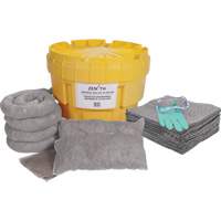 Trousse de d&eacute;versements &agrave; grande capacit&eacute; de premi&egrave;re qualit&eacute;, Universel, Overpack/Baril de r&eacute;cup&eacute;ration, Absorbance de 20 gal. US Planification Entrepots Molloy