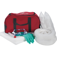 Trousse de lutte contre les d&eacute;versements de premi&egrave;re qualit&eacute; pour v&eacute;hicules, Huile seulement, Sac, Absorbance de 10 gal. US Planification Entrepots Molloy