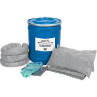 Trousse de lutte contre les d&eacute;versements pour camion, Universel, Baril, Absorbance de 10 gal. US Planification Entrepots Molloy