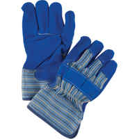 Gants d'ajusteur de premi&egrave;re qualit&eacute; avec coutures en Kevlar, Grand, Paume en Cuir de vache refendu, Doublure en Coton Planification Entrepots Molloy