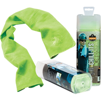 Serviettes de refroidissement 6602 Chill-Its, Lime haute visibilit&eacute; Planification Entrepots Molloy