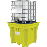 IBC Space-Saver Without Drain, 275 US gal. Spill Capacity, 57" x 57" x 48" Planification Entrepots Molloy