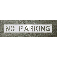Parking Lot Stencils, Pictogram, 4" x 3" SEI881 | Planification Entrepots Molloy