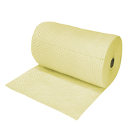 Rouleaux absorbants en fibres fines de calibre industriel, Lourd, 150' lo x 30" la, Absorption 70 gal. Planification Entrepots Molloy