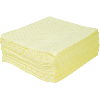 Premium Bonded Sorbent Pads, Hazmat, 15" x 17", 25 gal. Absorbancy Planification Entrepots Molloy